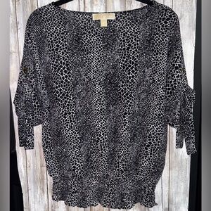 Michael Kors Elegant Black Blouse SIZE S